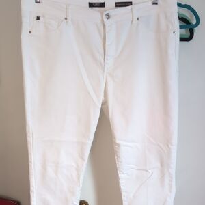Curve White Skinny Jeans